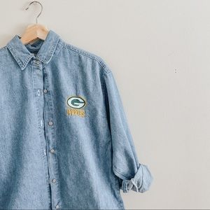 VINTAGE | Green Bay Packers Chambray